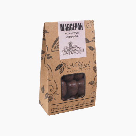 Marcepan w deserowej czekoladzie 100g